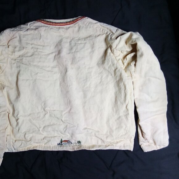 Vintage WWe. Koller-Speck Naherin Embroidered Shirt Jacket Blazer - Picture 7 of 8